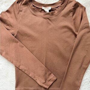 Moa Moa Chocolate Long Sleeve Top